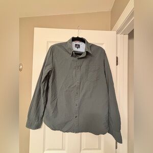 Ben Sherman Green Waffle Button Down